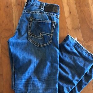 Men’s Silver Jeans